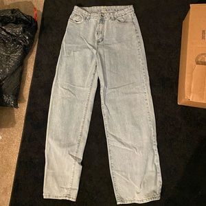 High Waisted Jeans, Levi’s dupe, size Large, Never worn.